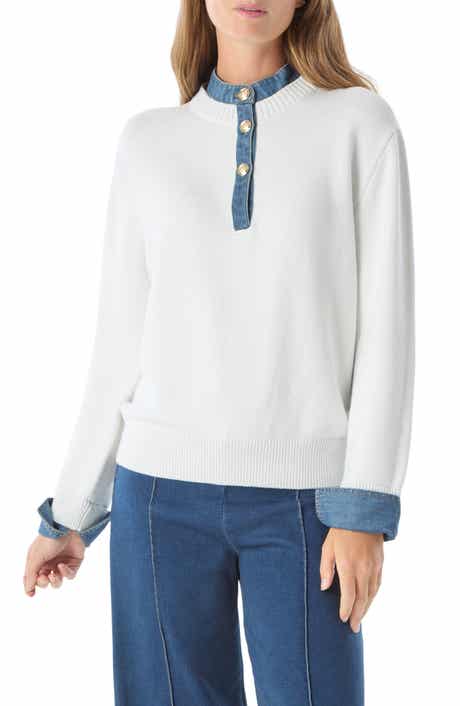 DO by Dee Ocleppo Rae Denim Detail Sweater