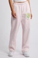 HAPPY CAMP3R Sit with Us Embroidered Graphic Sweatpants