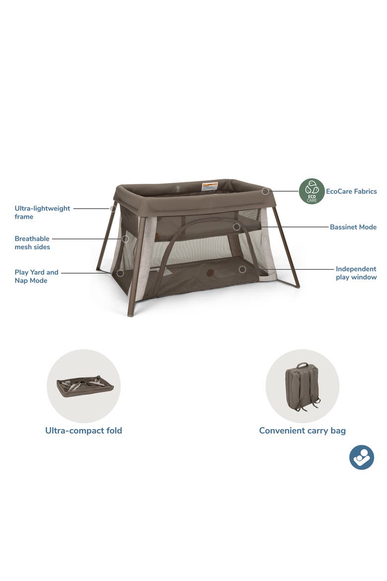 Calao 3-in-1 Travel Playard, Alternate, color, CLASSIC TRUFFLE