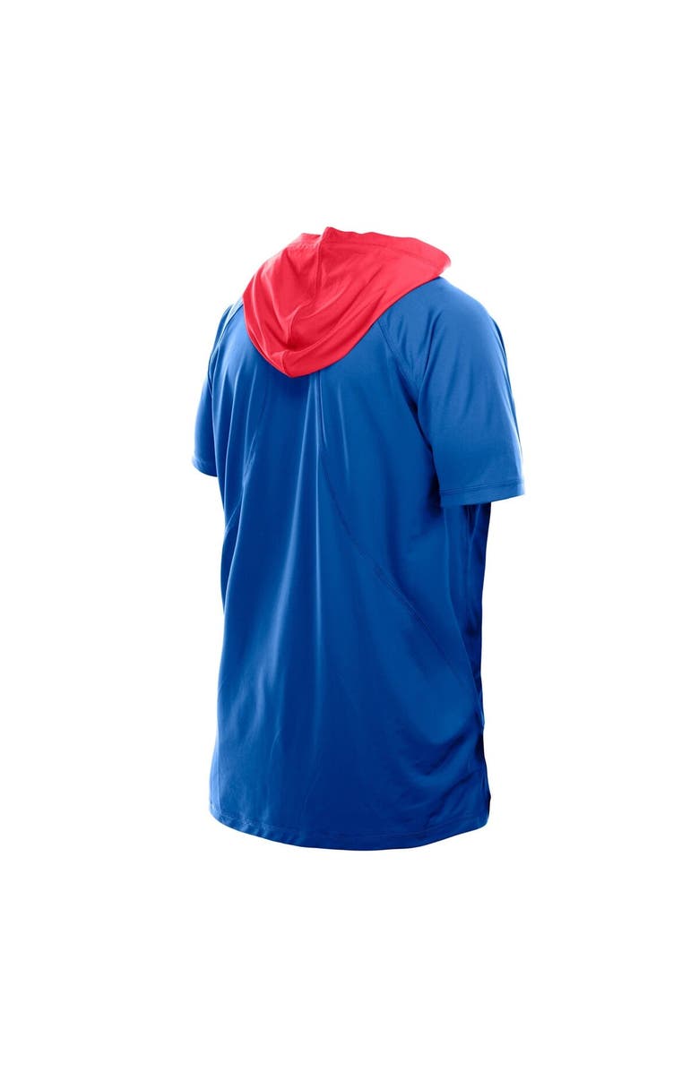 New Era Men's New Era Royal Buffalo Bills Combine Authentic Hooded Raglan Short-Sleeve T-Shirt, Alternate, color, Royal
