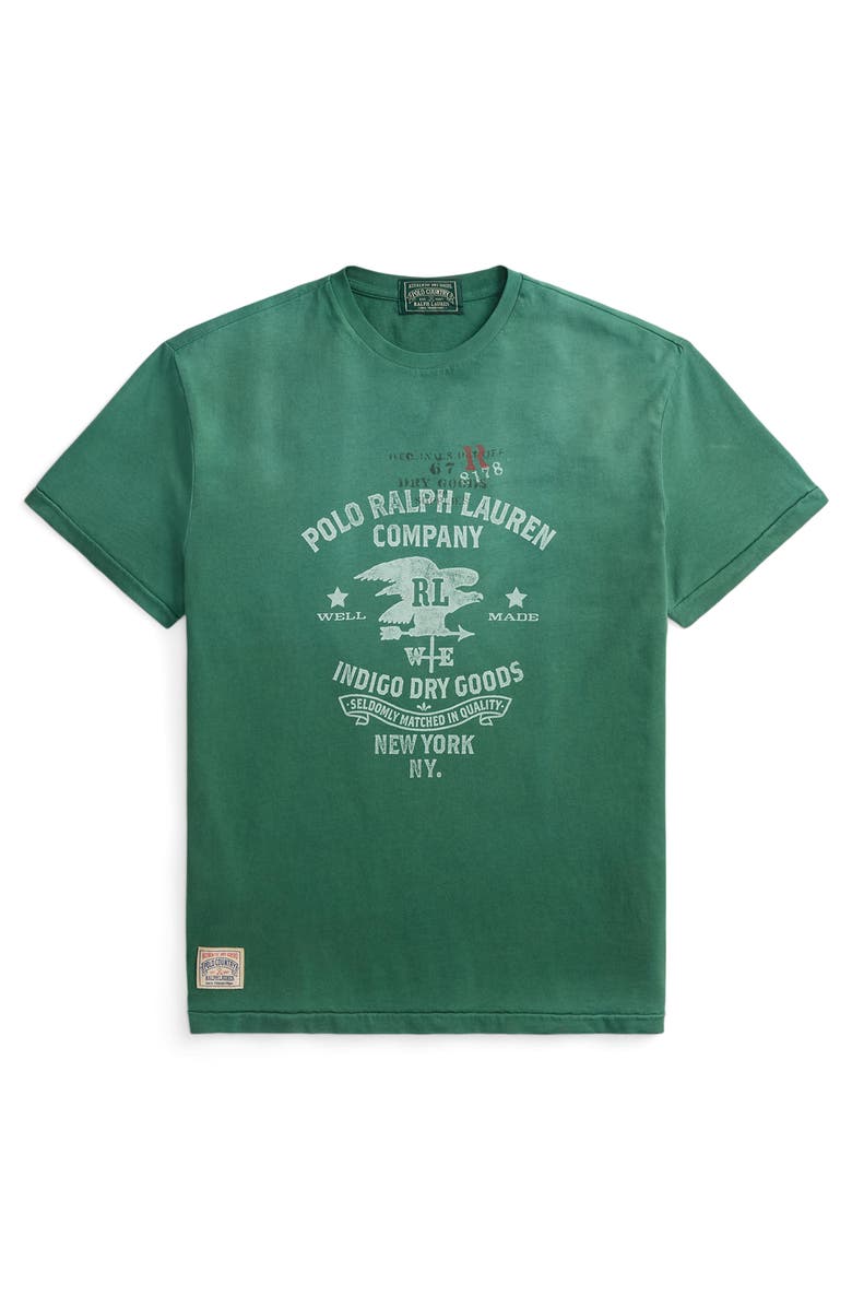 Polo Ralph Lauren Classic Fit Graphic T-Shirt, Alternate, color, Antique Green