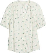 Treasure & Bond Floral Button-Up Top