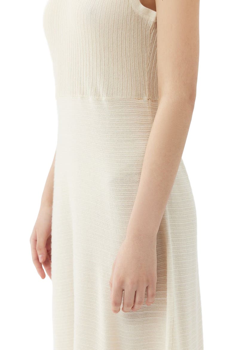 Lightweight Cashmere Silk Dress, Alternate, color, Marshmallow