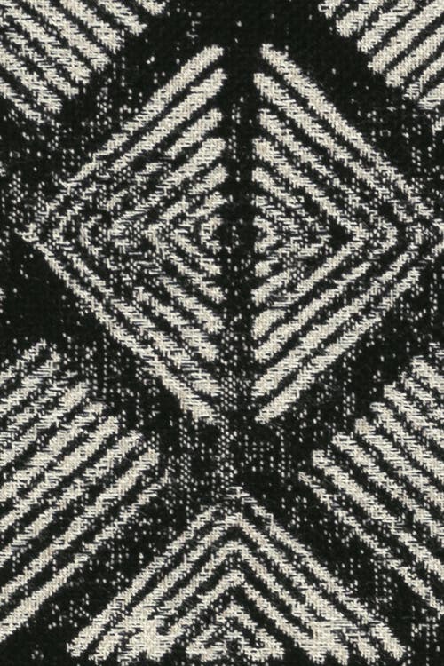 Elaine Smith Bakuba Ebony Sunbrella Pillow