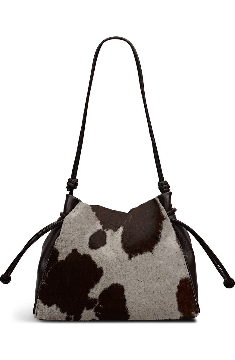 Radley The Roxburgh - Cow Hide Medium Drawstring Crossbody Bag, Main, color, Dark Oak