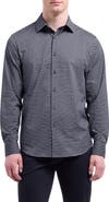 Bugatchi James OoohCotton® Geo Button-Up Shirt