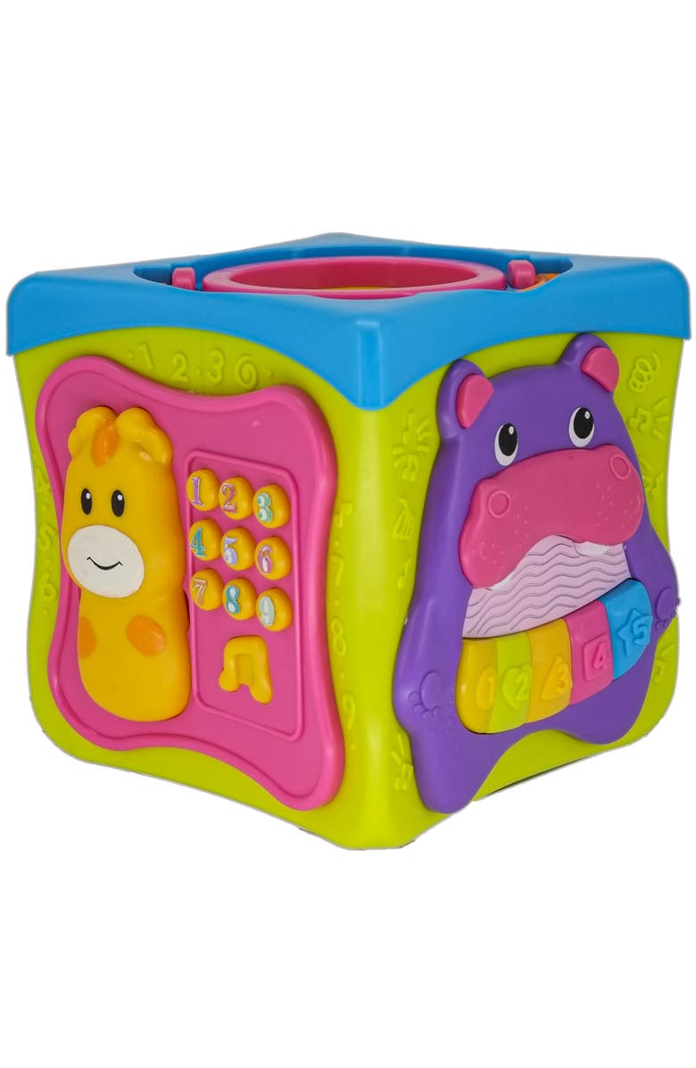 Kiddieland Light & Sound Activity Cube, Interactive Toy, Kids 1+, Alternate, color, Multicolored