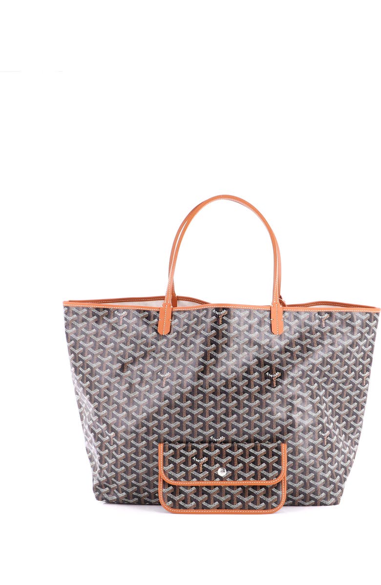 Pre-Owned Goyard Saint Louis Tote Coated Canvas GM, Alternate, color, Brown