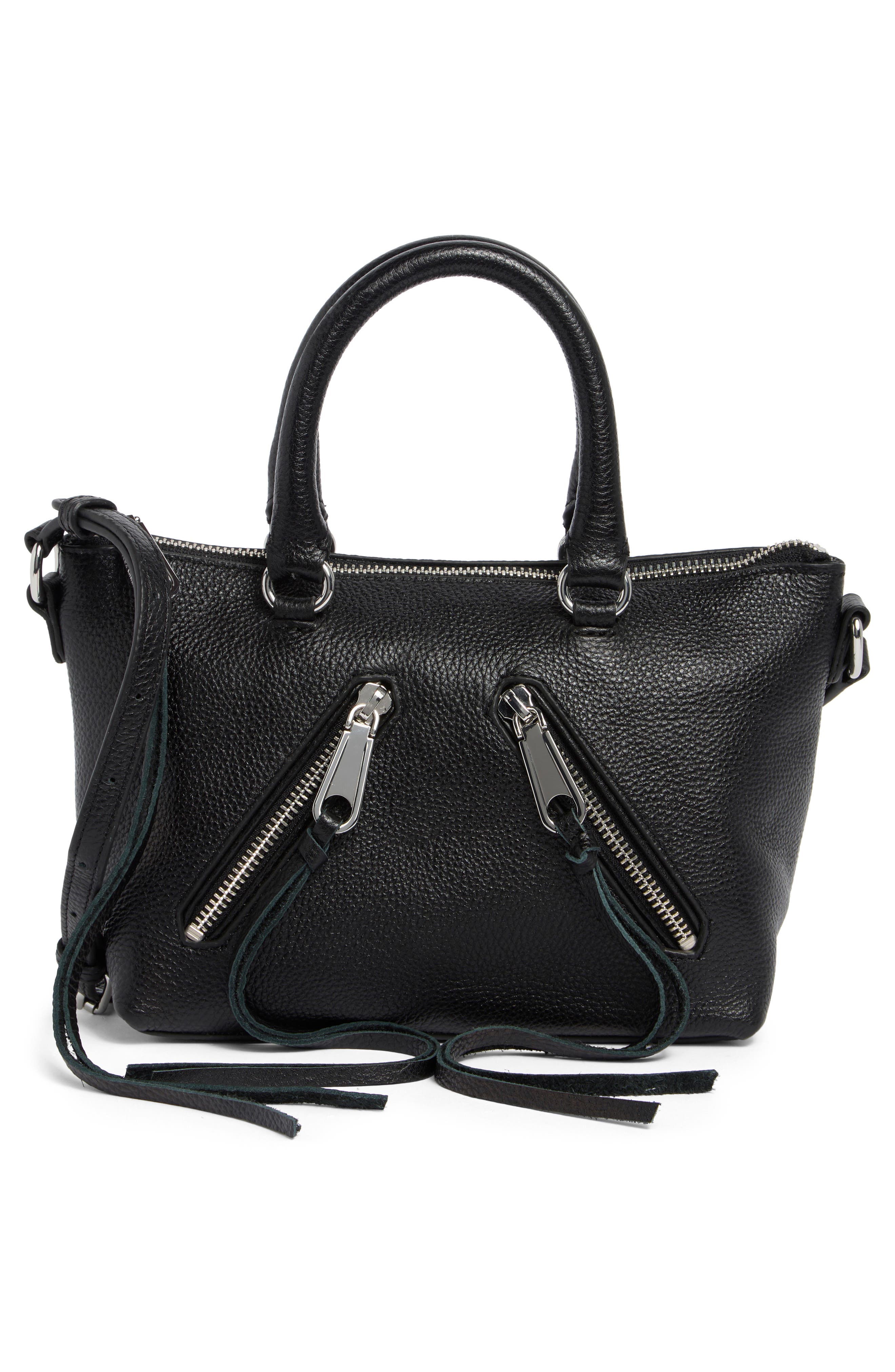 Rebecca Minkoff Micro Moto Leather Satchel