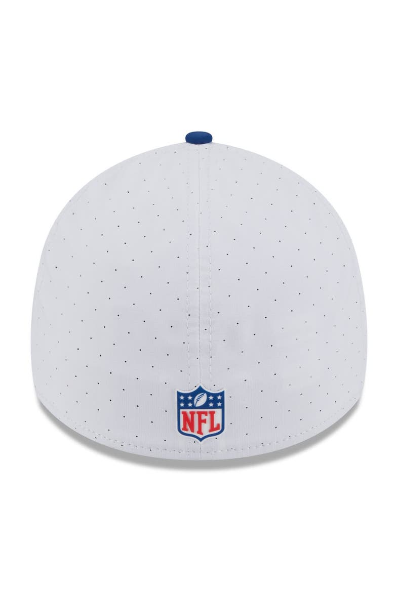 Men's New Era  White/Royal Indianapolis Colts 2025 NFL Training Camp 39THIRTY Flex Hat, Alternate, color, White