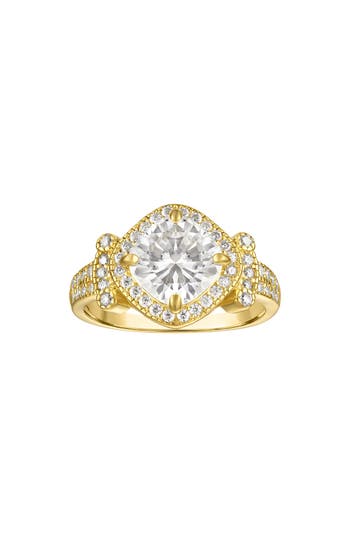 Fzn Moissanite Ring In Yellow