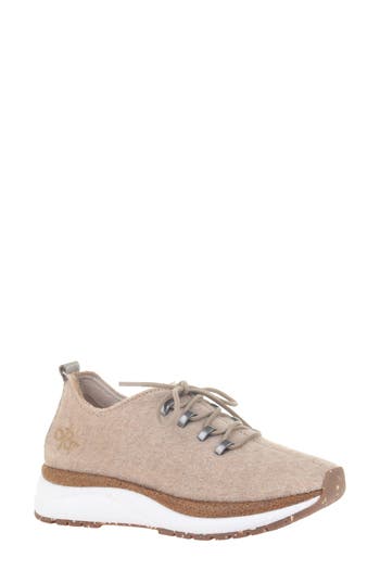 Otbt Courier Platform Sneaker In Natural Suede