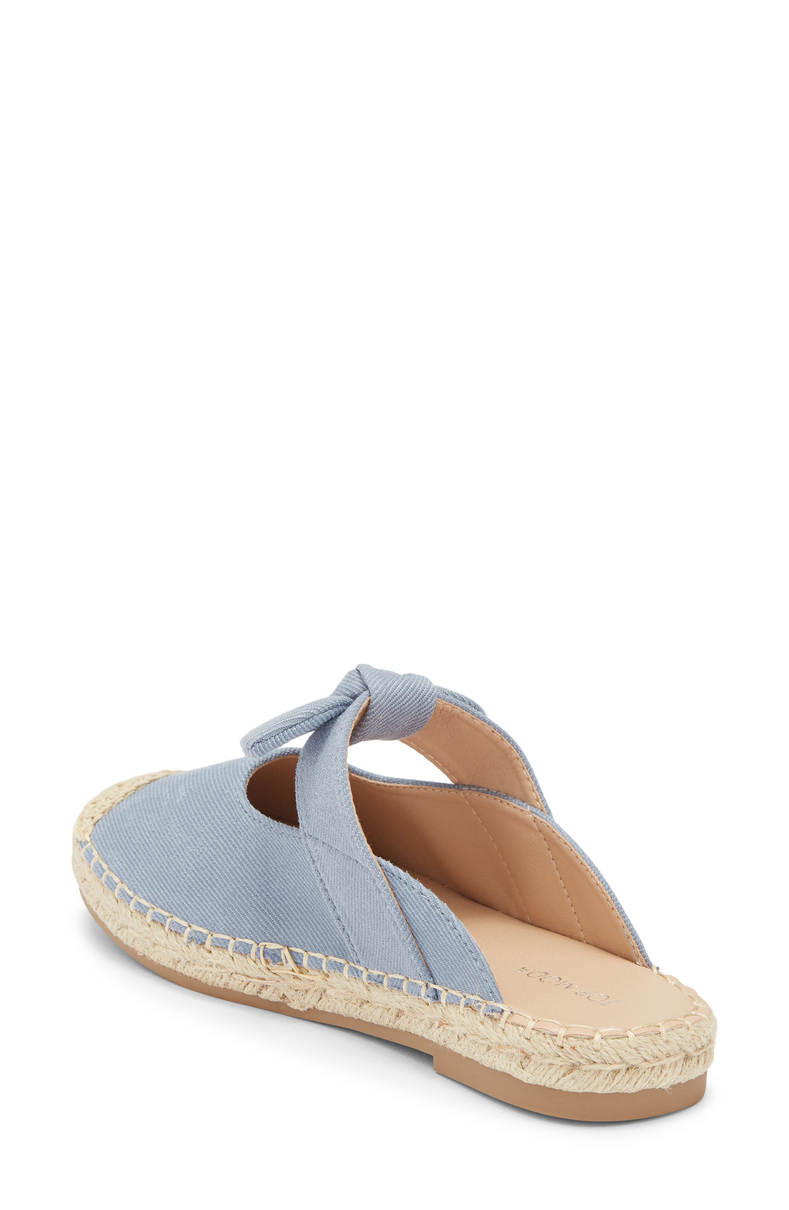 TOP MODA Brussels Denim Mule, Alternate, color, Blue Denim