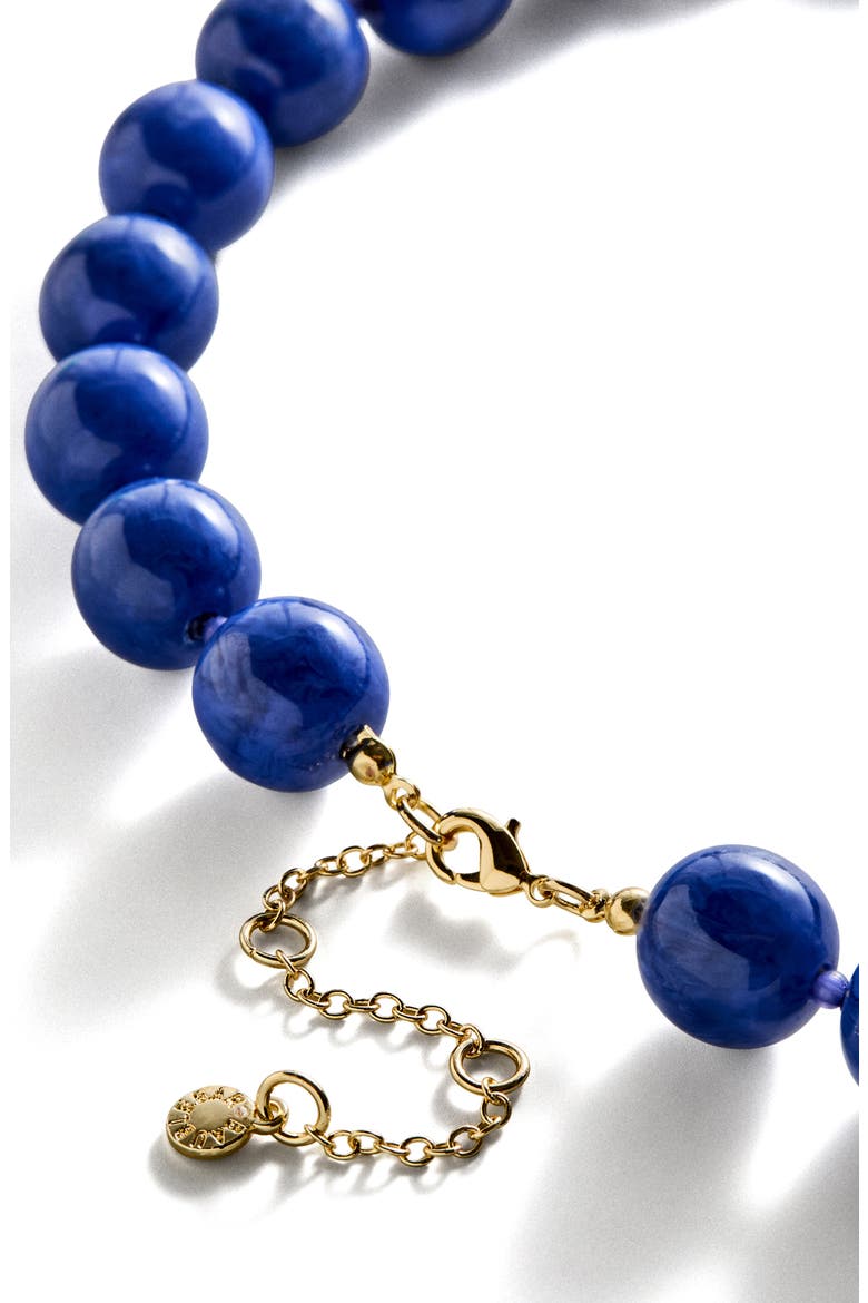 Beaded Necklace, Alternate, color, BLUE