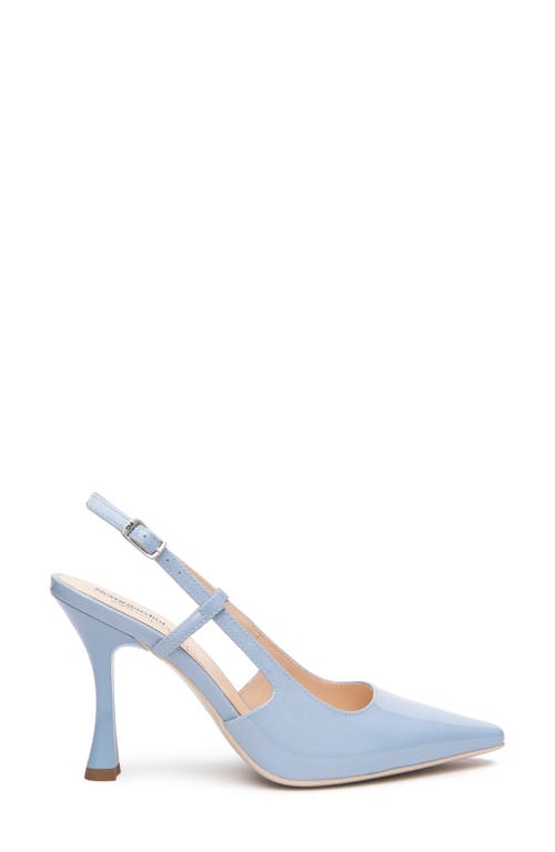 Nerogiardini Pointed Toe Slingback Pump In Sky Blue
