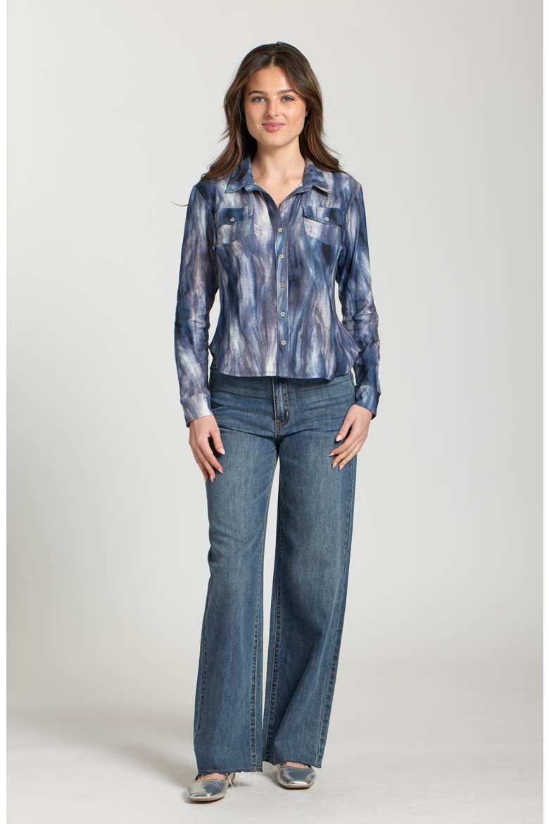 Featherweight Wide Leg Jeans, Alternate, color, MEDIUM INDIGO