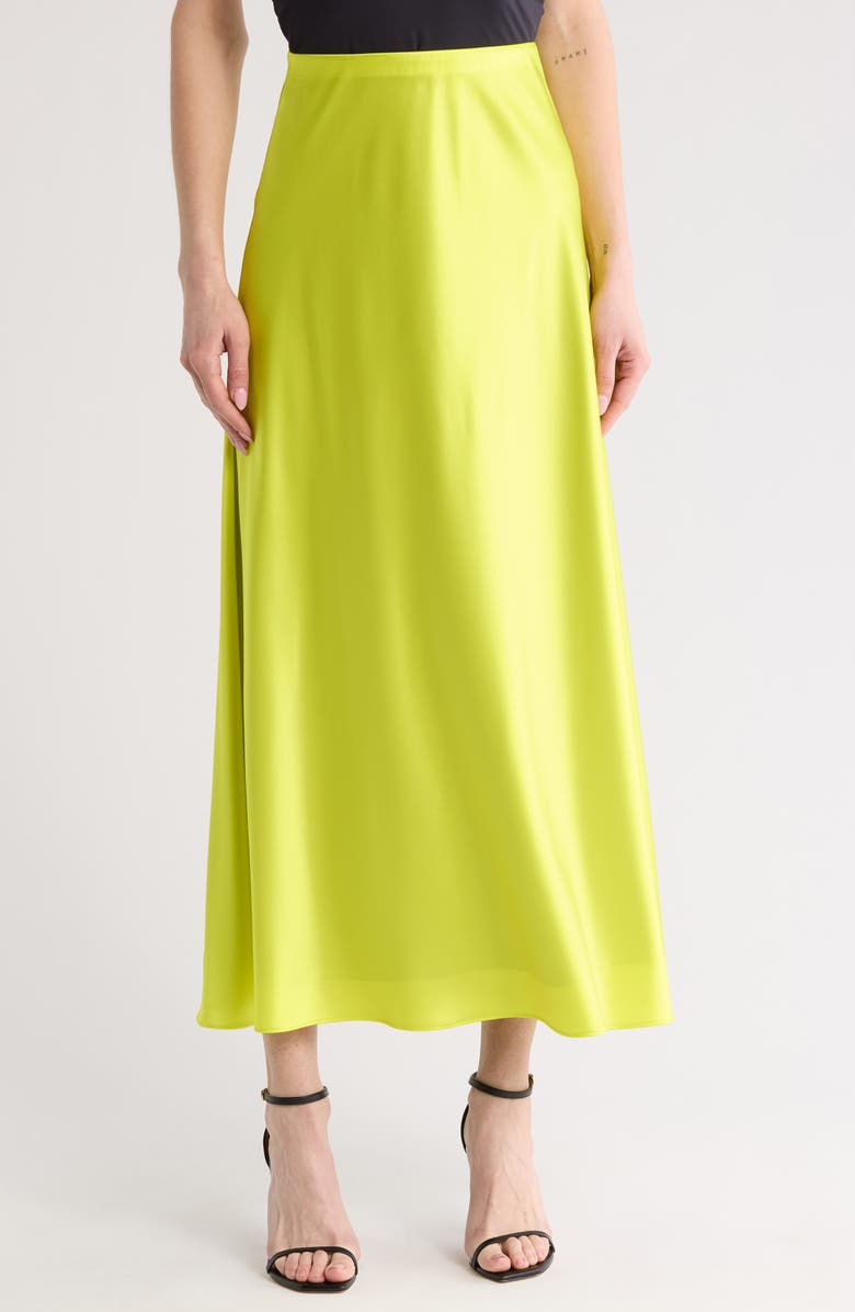 rag & bone Samantha Maxi Skirt, Main, color, Limegreen