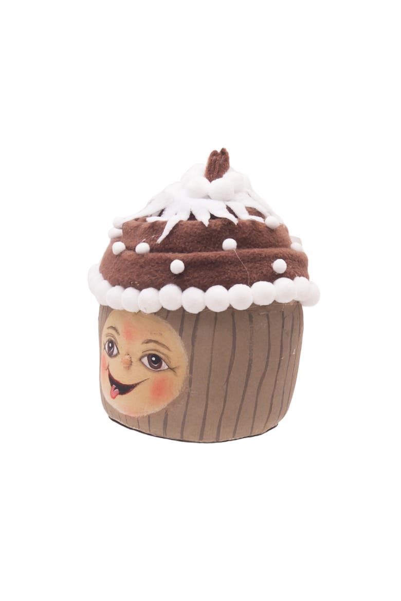 Clarence Cupcake Joe Spencer Gathered Traditions Figurine 6.5", Alternate, color, Brown