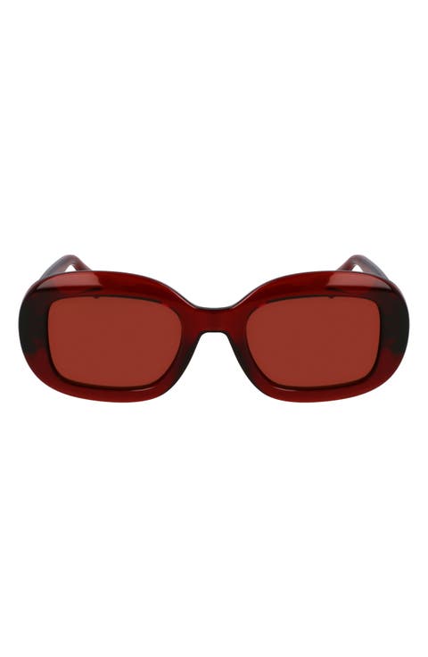 Gancini 51mm Oval Sunglasses