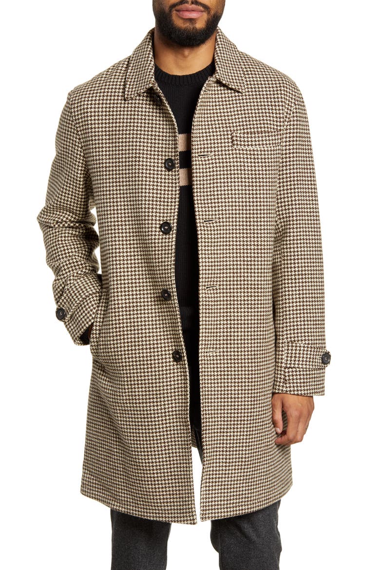 Grandpa Slim Fit Coat, Main, color, KEELEY OATMEAL
