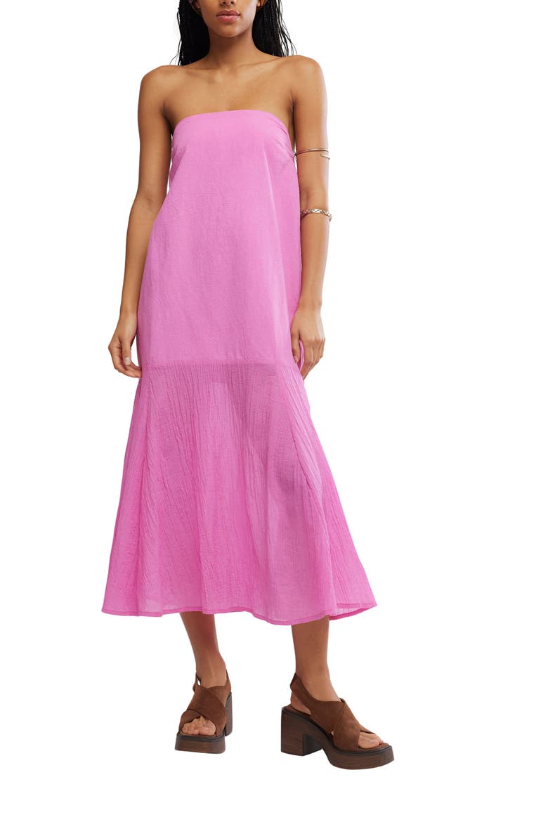 Sabeen Tube Midi Dress, Main, color, ISLAND FLOWER