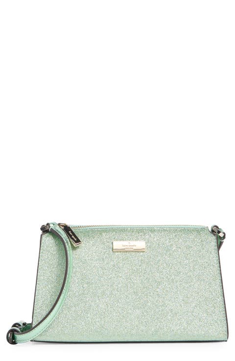 kenzie glitter mini crossbody bag