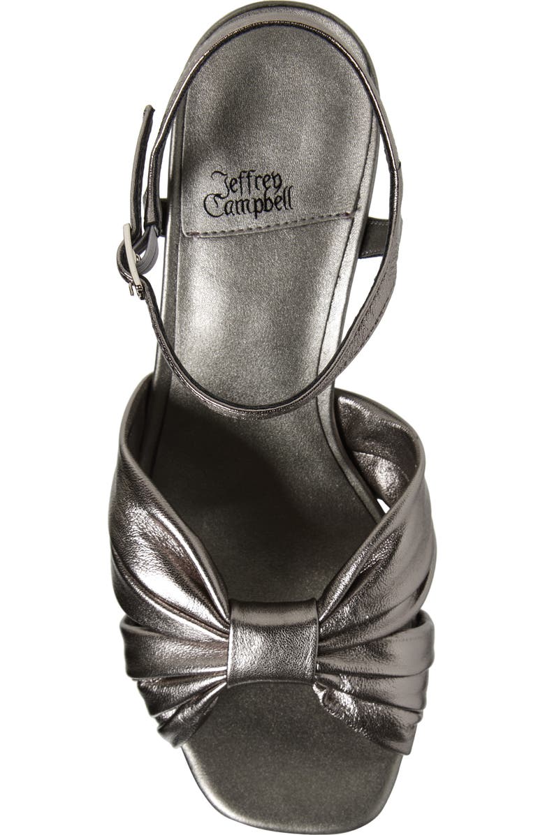 Jeffrey Campbell Dalida Platform Sandal, Alternate, color, Pewter