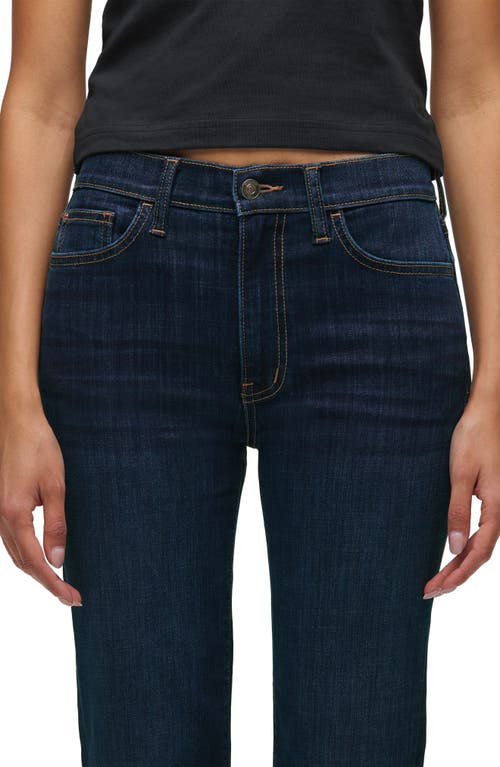 Hudson Jeans Blair High Waist Ankle Bootcut Jeans In Black