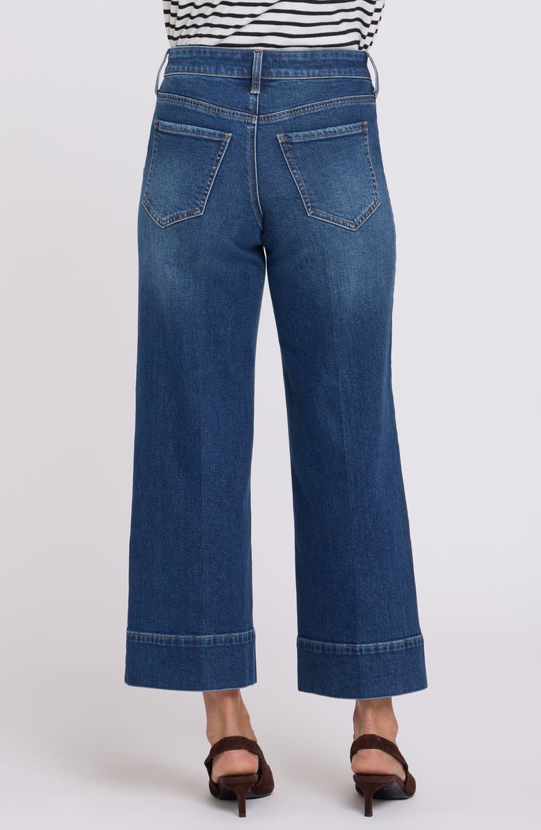 NYDJ Teresa Ankle Wide Leg Jeans, Alternate, color, Sunset Villa