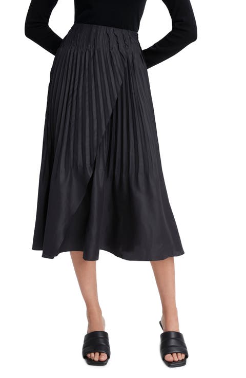 Variegated Pleat Skirt