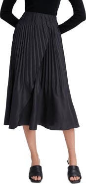 Vince Variegated Pleat Skirt