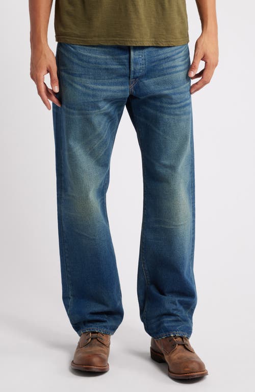 Double RL Cotton Selvedge Jeans in Grandfalls Wash 