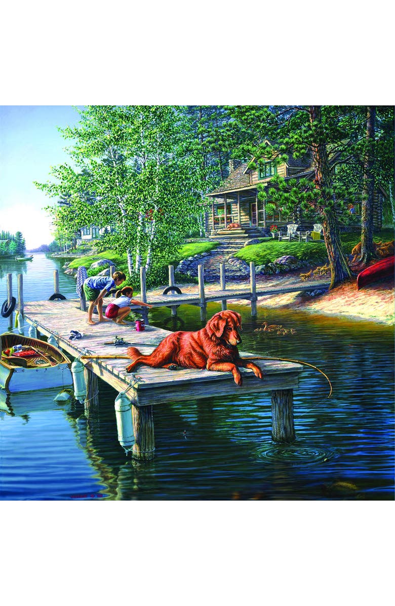 Sunsout Summer Vacation 500 piece Jigsaw Puzzle for Adults, Alternate, color, Multicolor