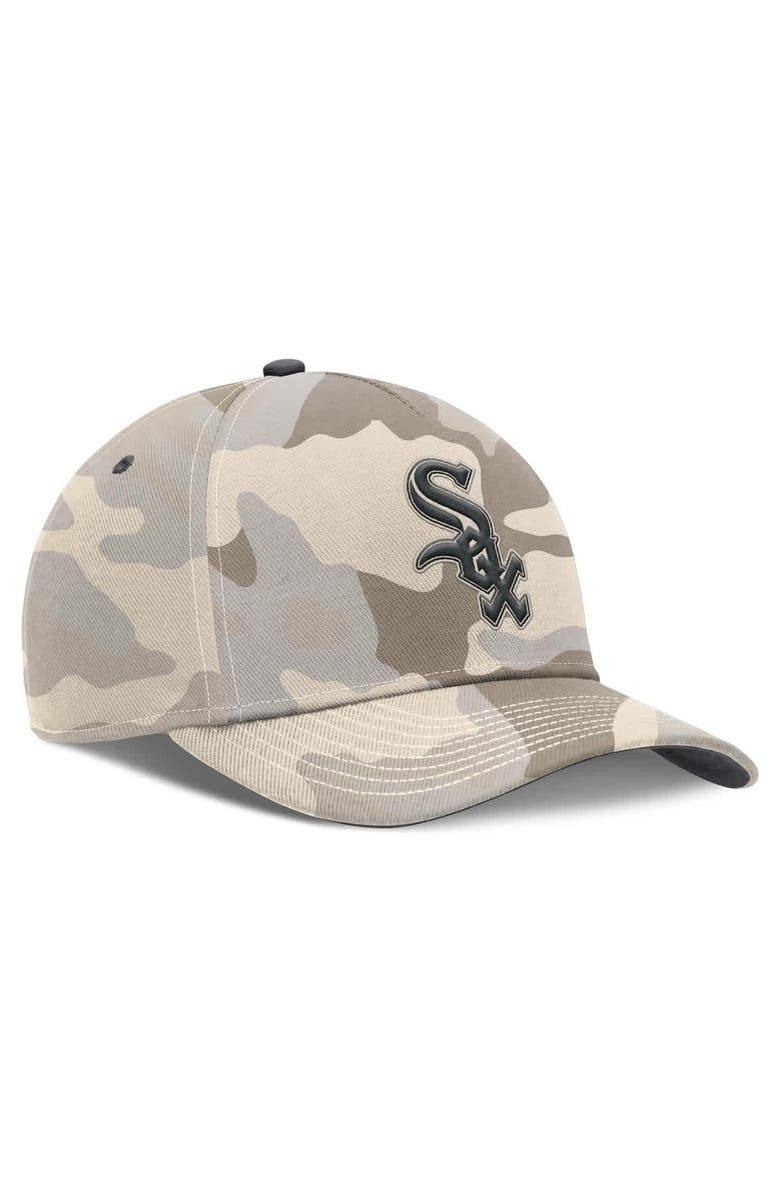 Nike Men's Nike Natural Chicago White Sox Camo Pack Rise Adjustable Hat, Alternate, color, Natural