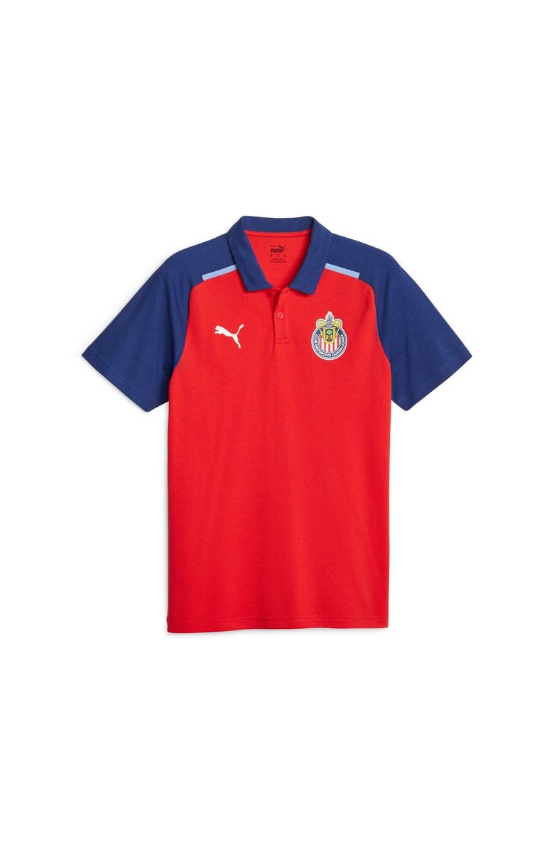 PUMA Men's Puma  Red Chivas Casuals Raglan Polo, Alternate, color, 