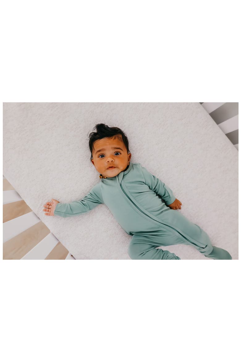 Zip-Up Footie Pajamas, Alternate, color, BRIAR