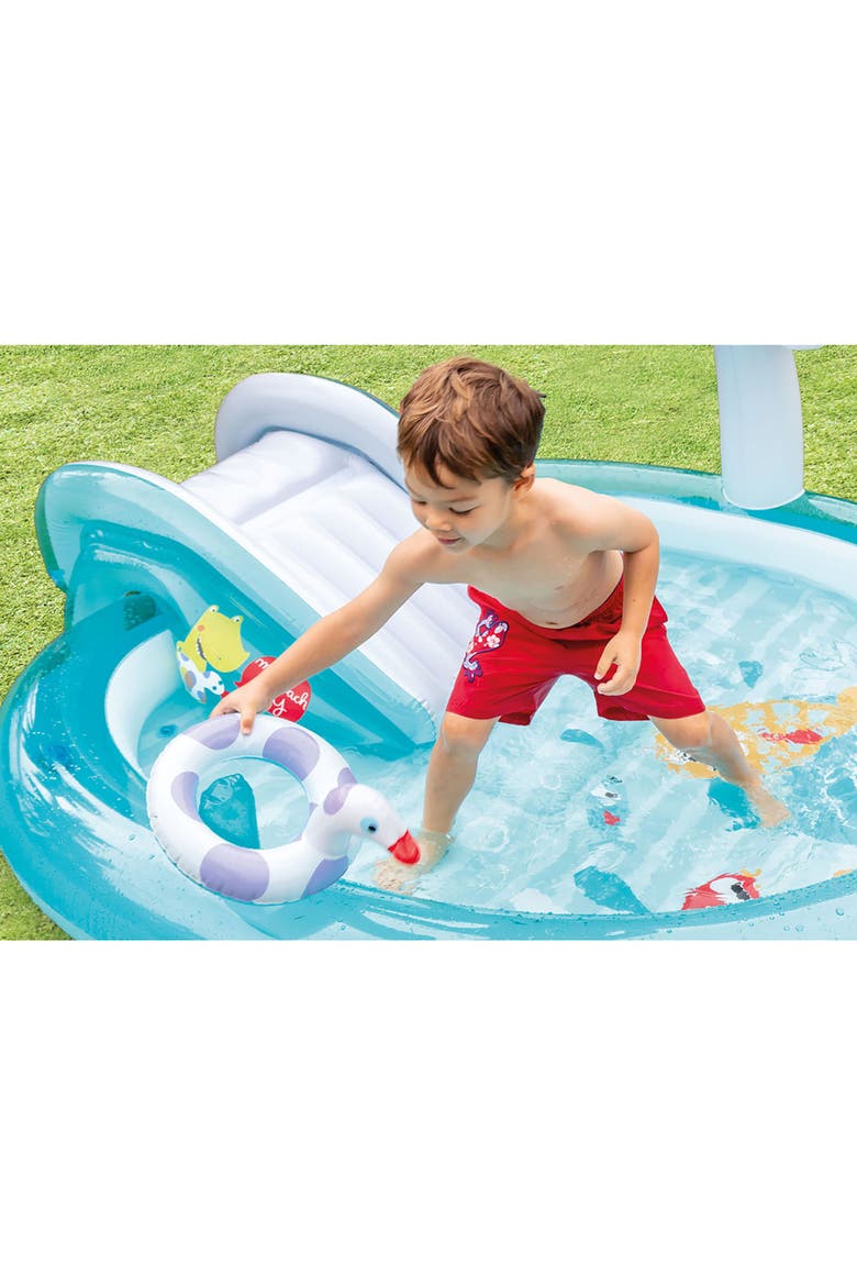Inflatable Pool Play Center, Alternate, color, Multicolored