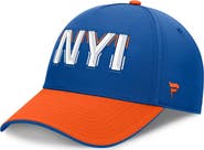 FANATICS Men's Fanatics Royal/Orange New York Islanders Authentic Pro Rink Team Code Flex Hat