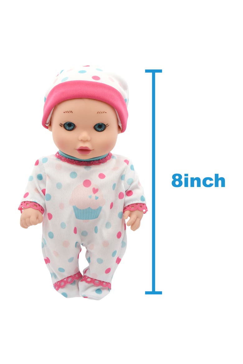 Doll In Crib 8" Baby Doll Playset 2+, Alternate, color, Multicolored