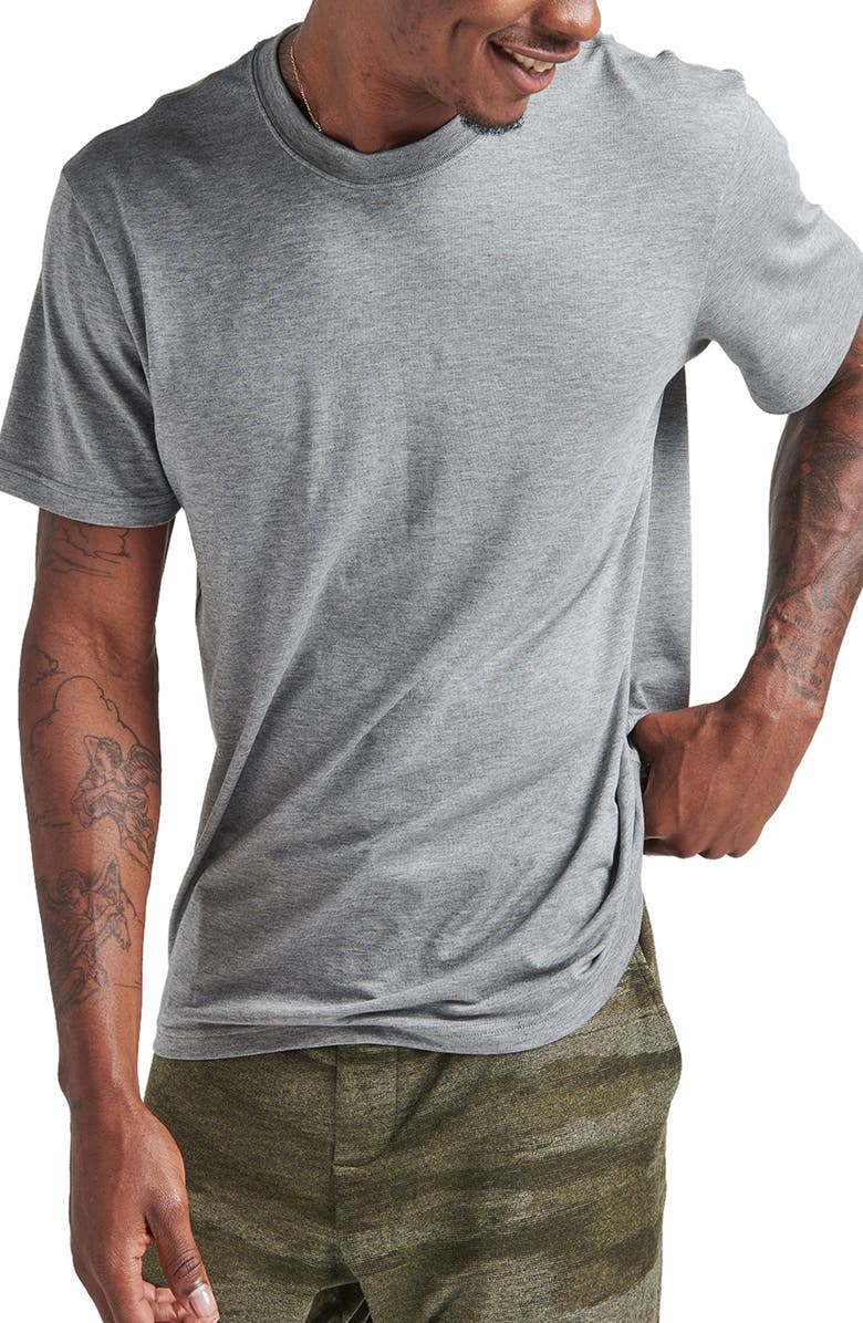 Stance Butter Blend T-Shirt, Main, color, Grey Heather