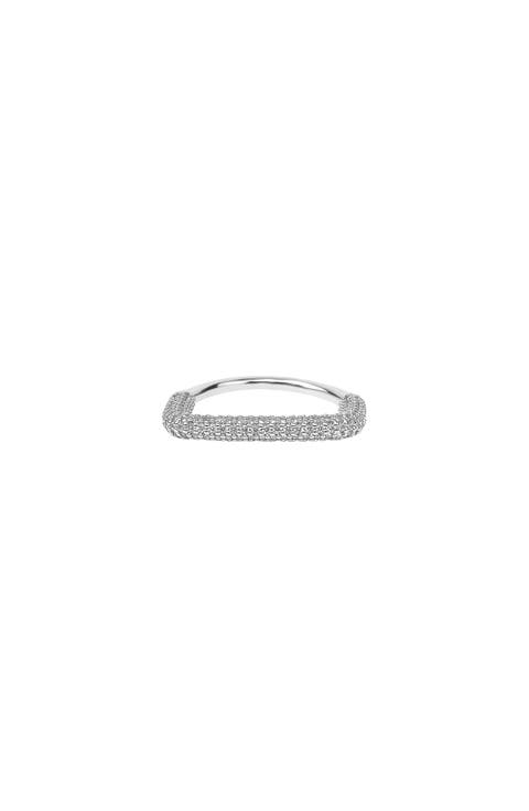 Alamoana Dainty Sculpted Ring Trendy Minimalist Statement