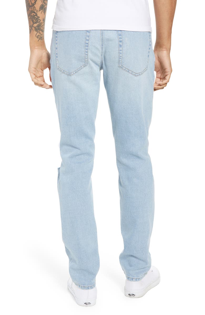 The Rail Ripped Skinny Fit Jeans, Alternate, color, 