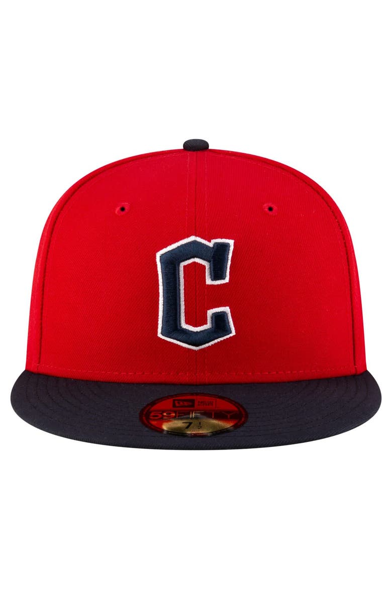 Men's New Era  Red/Black  Cleveland Guardians  Authentic Collection On Field 59FIFTY Fitted Hat, Alternate, color, Red