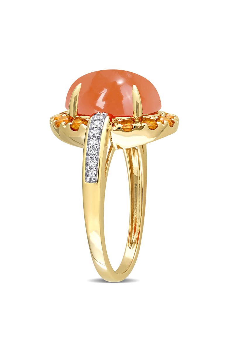 Julianna B. Moonstone Citrine & Diamond Ring 14k, Alternate, color, Moonstone