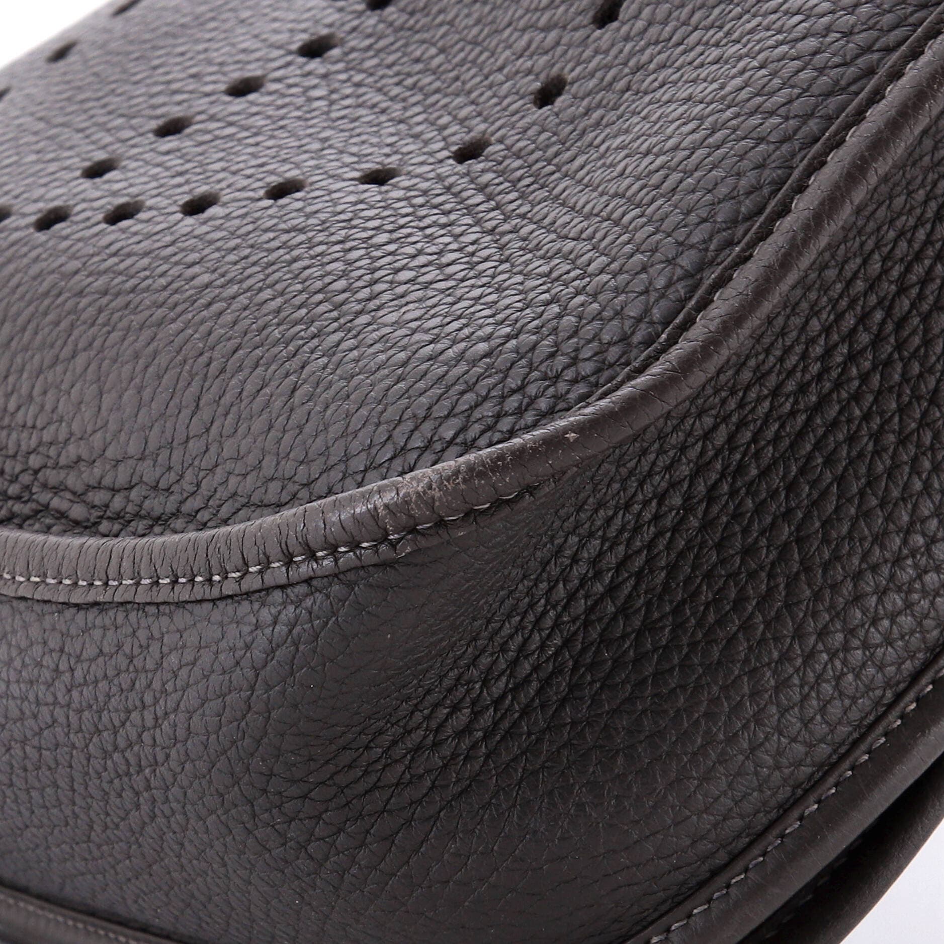 Pre-Owned Hermes Evelyne Bag Gen III Clemence PM, Alternate, color, Graphite