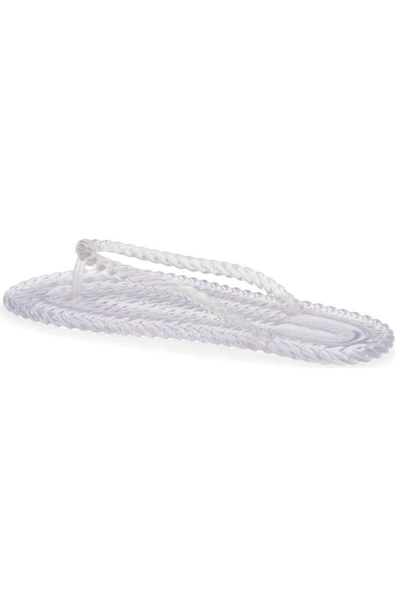 BRIZZA Jelly Flip Flop, Alternate, color, Clear