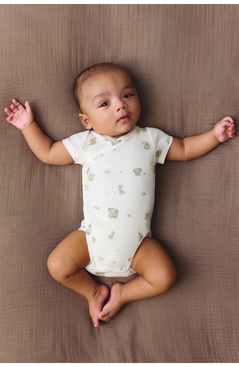 H&M 3-pack Wrapover Bodysuits, Alternate, color, 