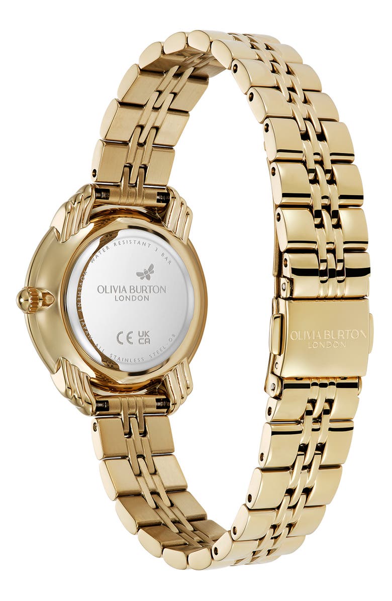 Olivia Burton Art Deco 2.0 Bracelet Watch, 30mm, Alternate, color, Green