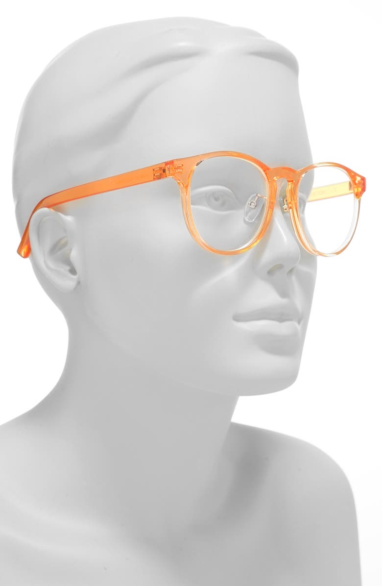 The Book Club Ham Lit 51mm Blue Light Blocking Reading Glasses, Alternate, color, Pink
