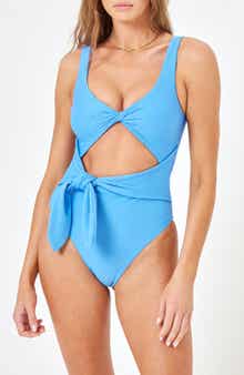 LSPACE Antigua Cutout Detail One-Piece Swimsuit